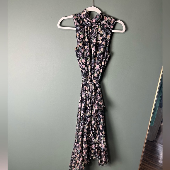 High neck floral dress - Picture 5 of 5